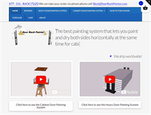 Tablet Screenshot of doorrackpainter.com